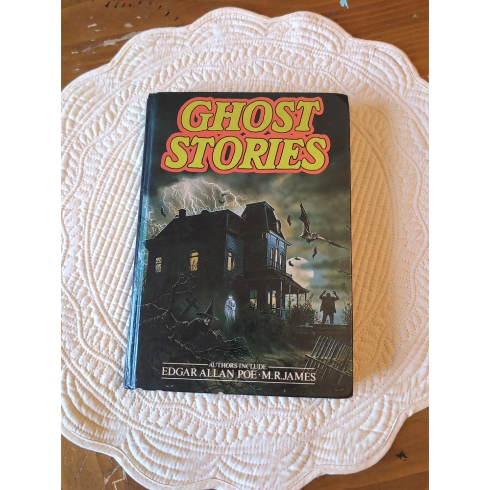 Ghost Stories Hardcover Book 1982 U.K. 22 Classic Stories Poe Dickens Halloween